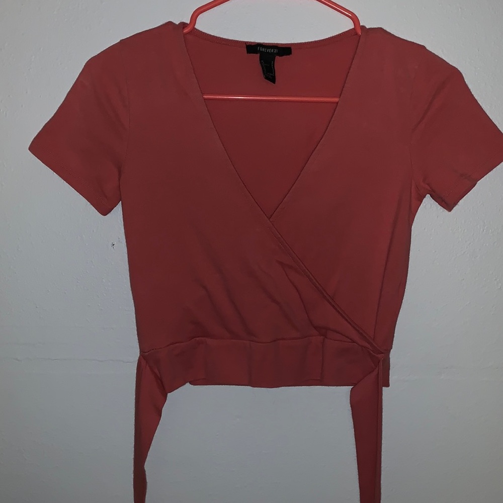 Top Forever 21 Top with Tie Small